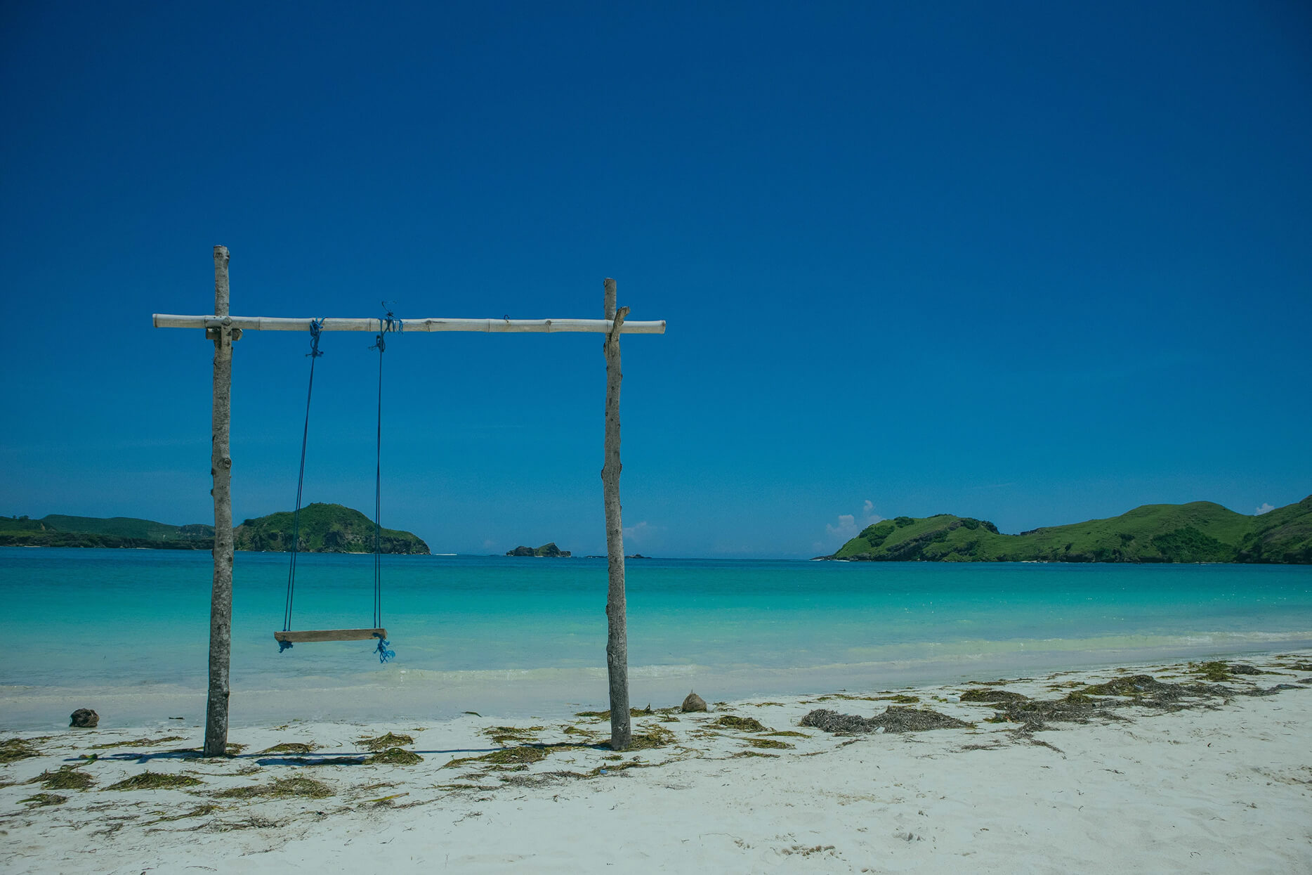 Tanjung Aan beach in Lombok